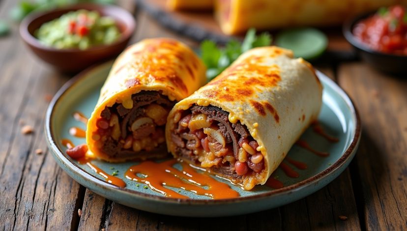 how many calories in a carne asada burrito