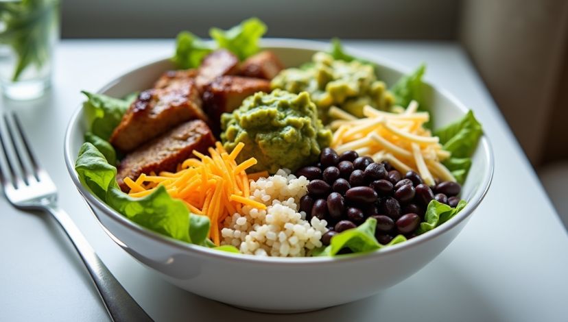 how many calories is a burrito bowl from chipotle