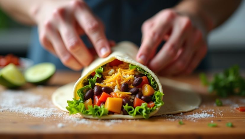 how to wrap a burrito